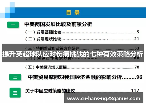 提升英超球队应对伤病挑战的七种有效策略分析 提升英超球队应对伤病挑战的七种有效策略分析