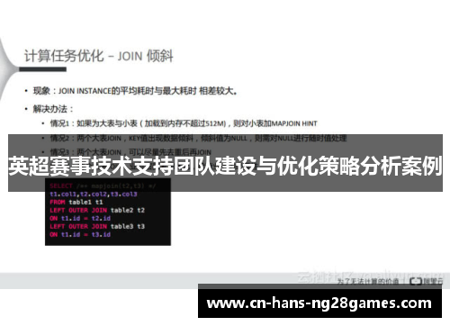 英超赛事技术支持团队建设与优化策略分析案例 英超赛事技术支持团队建设与优化策略分析案例