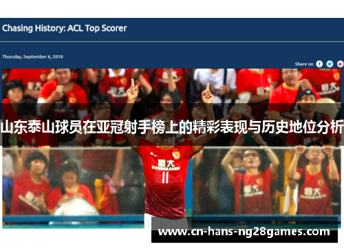 山东泰山球员在亚冠射手榜上的精彩表现与历史地位分析